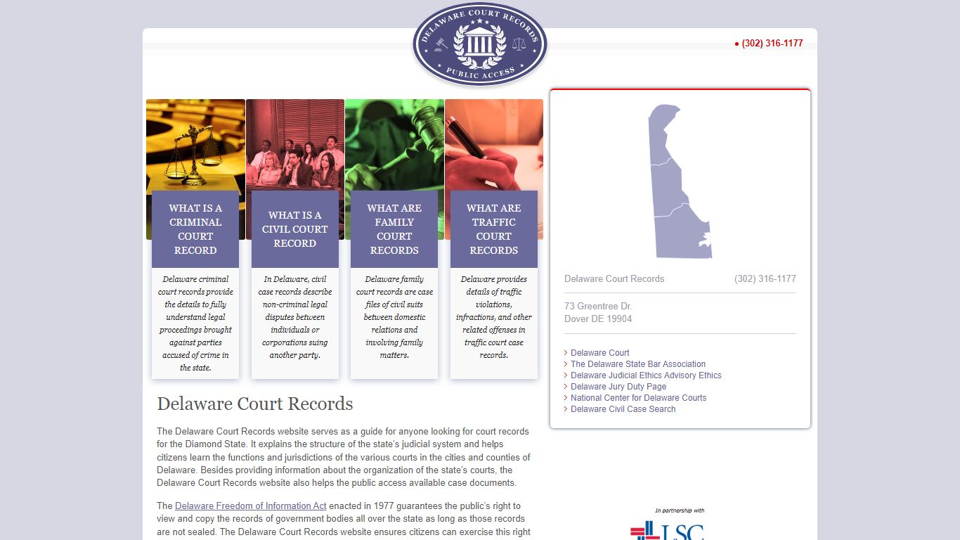 Delaware Court Records | DelawareCourtRecords.us